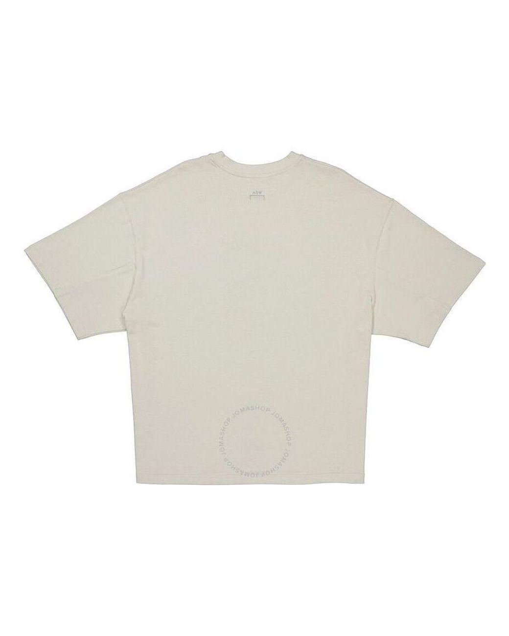 A_COLD_WALL* White Brushed Logo T-Shirt for men