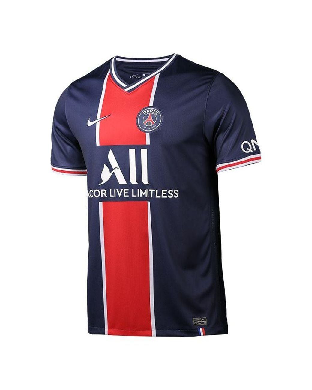 Nike Blue Psg Paris German Home Jersey Short Sleeved for men