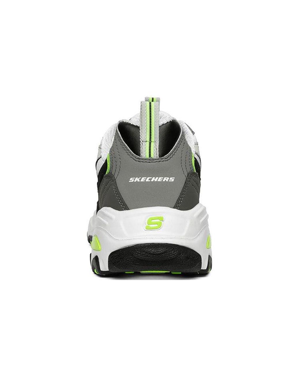Skechers White D'Lites 1.0 Sport Shoes for men