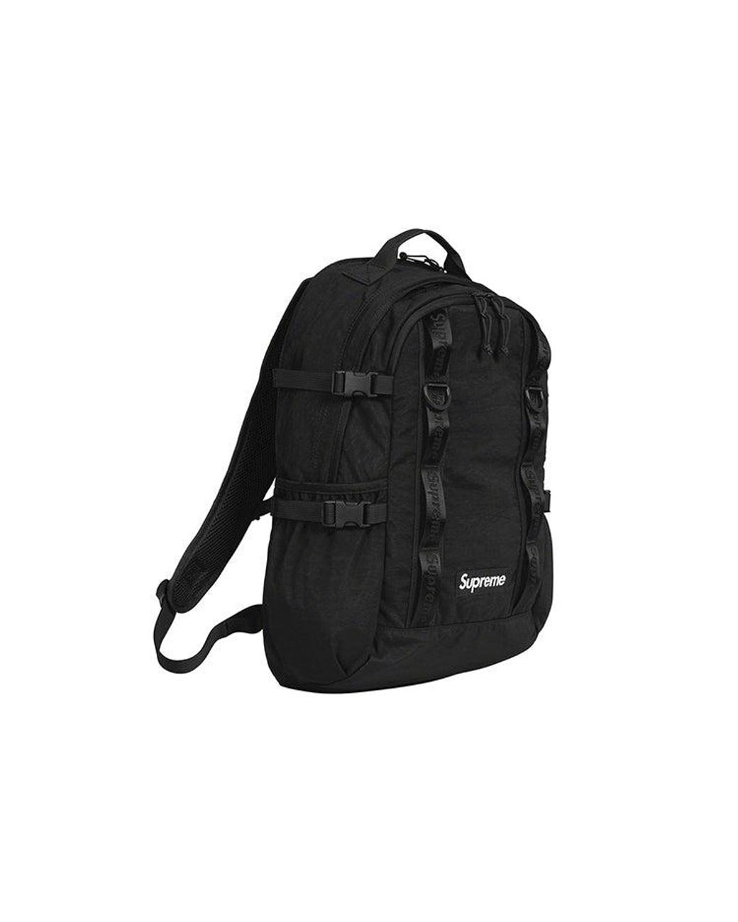 Supreme Black Backpack for men