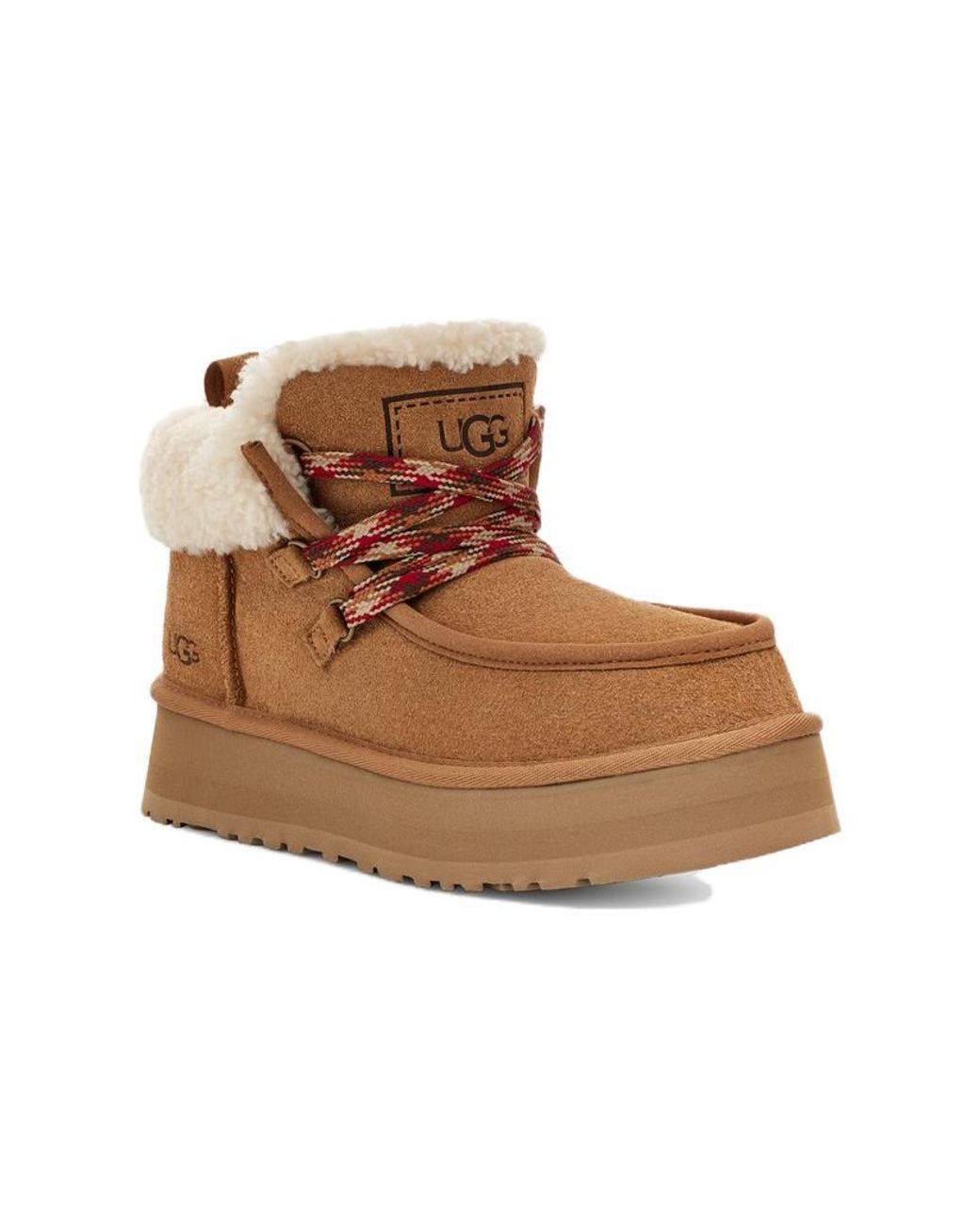 Ugg Brown (Wmns) Funkarra Cabin Cuff Boot 'Chestnut'