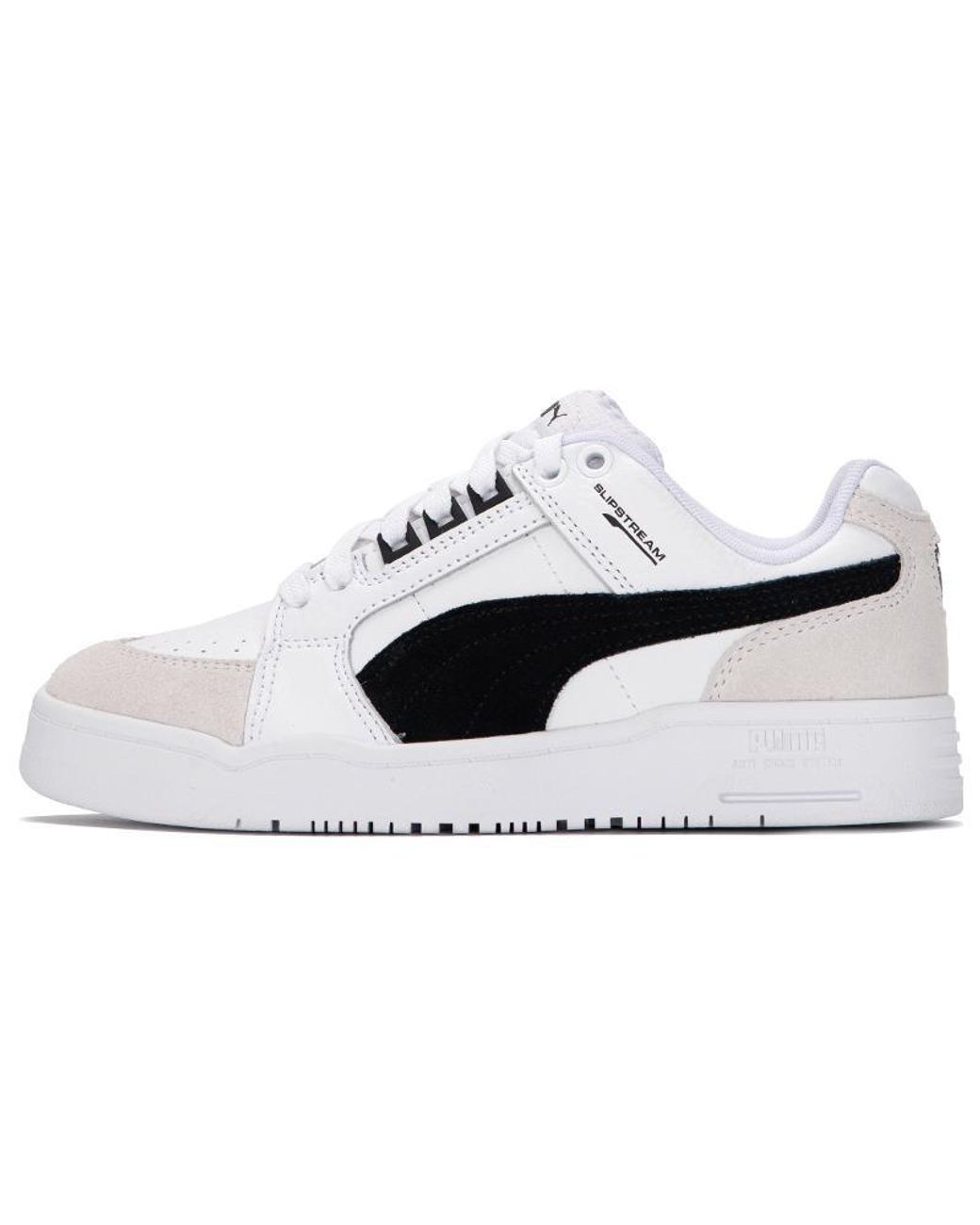 PUMA White Slipstream Lo Suede Fs for men