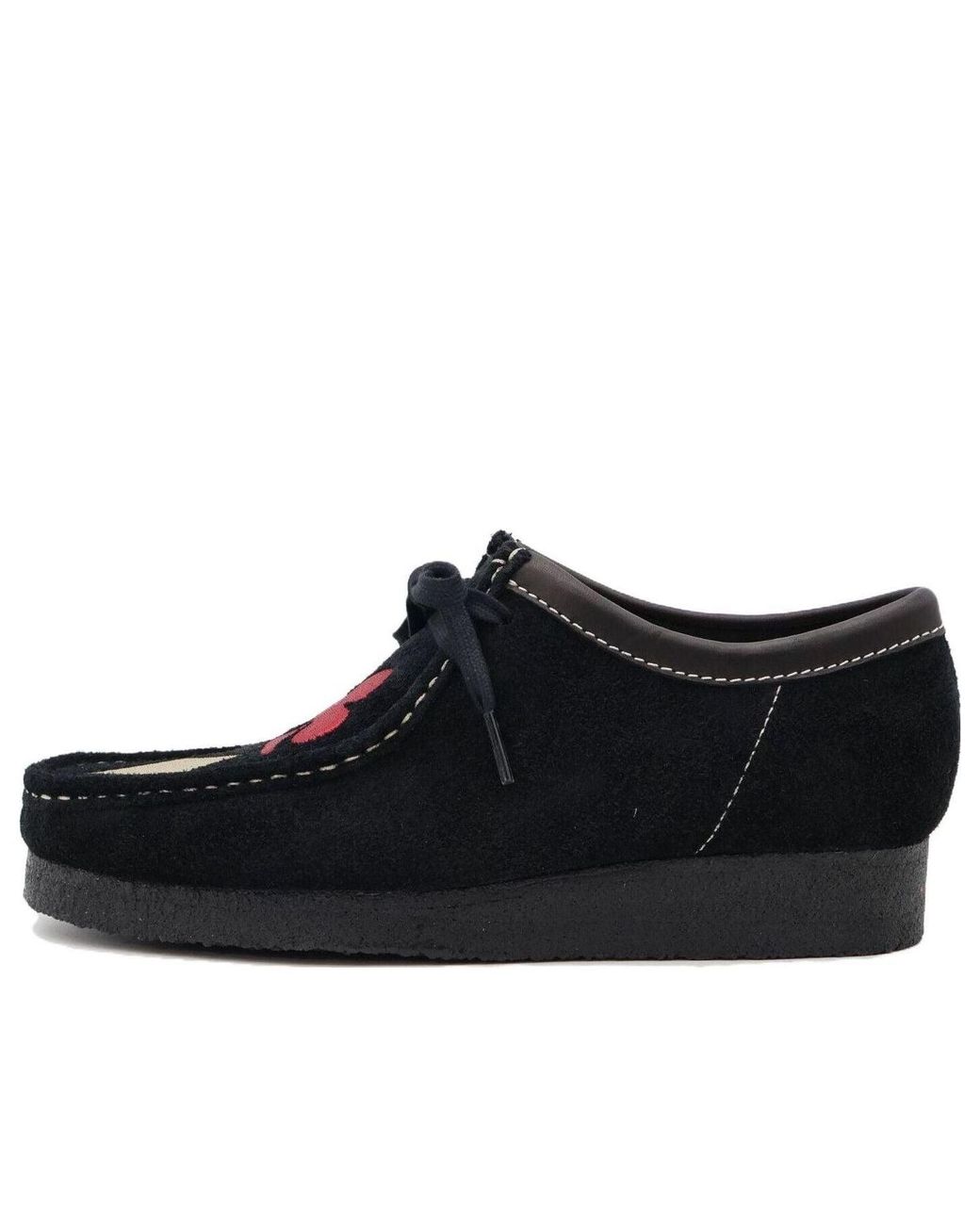 Stussy × Clarks Wallabee Clarks X Stussy Wallabee Suede' in Black for Men | Lyst UK