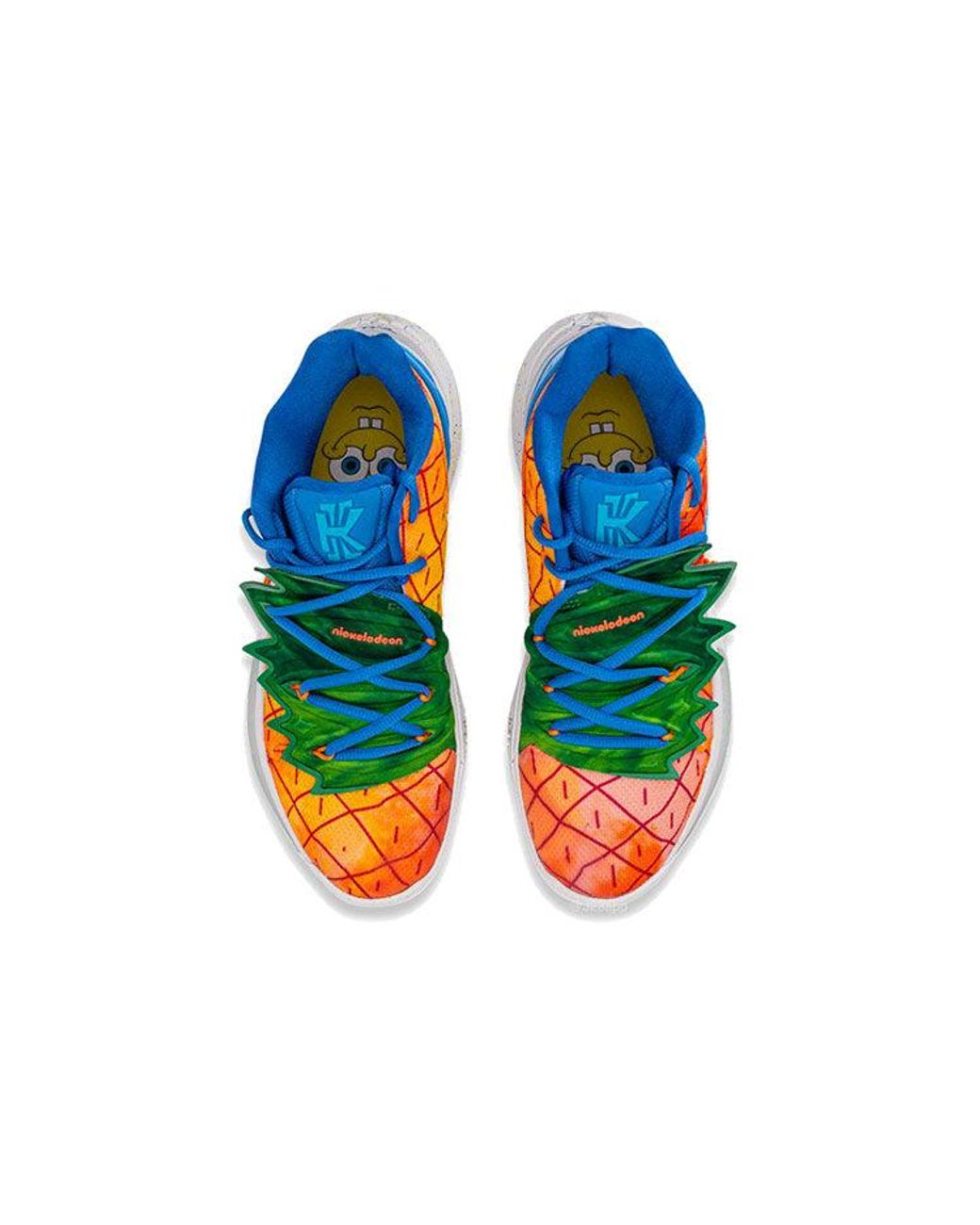 Nike Blue Spongebob Squarepants X Kyrie 5 'Pineapple House' for men
