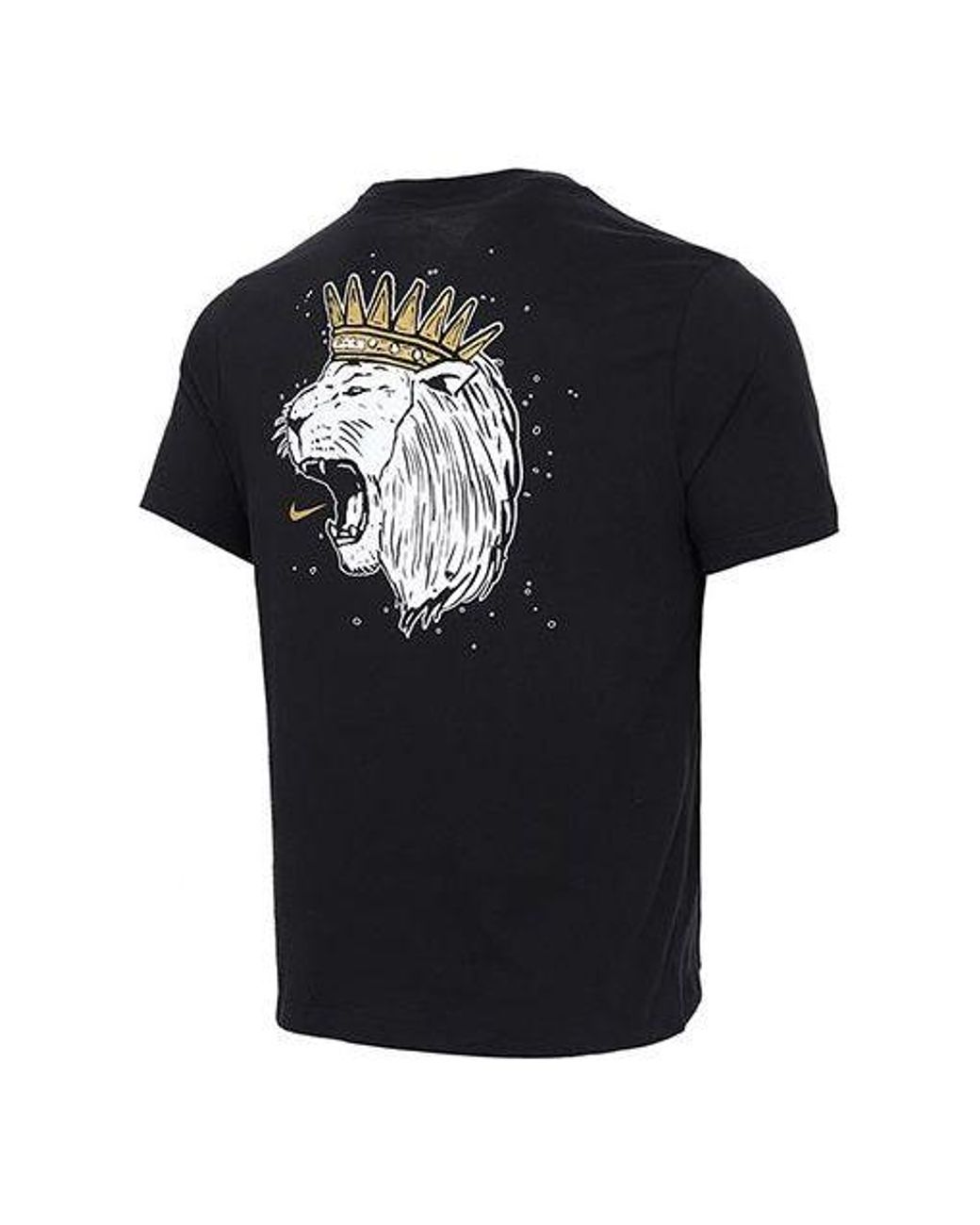 Nike Black As Nk Dry Lbj Ssnl Logo Tee for men