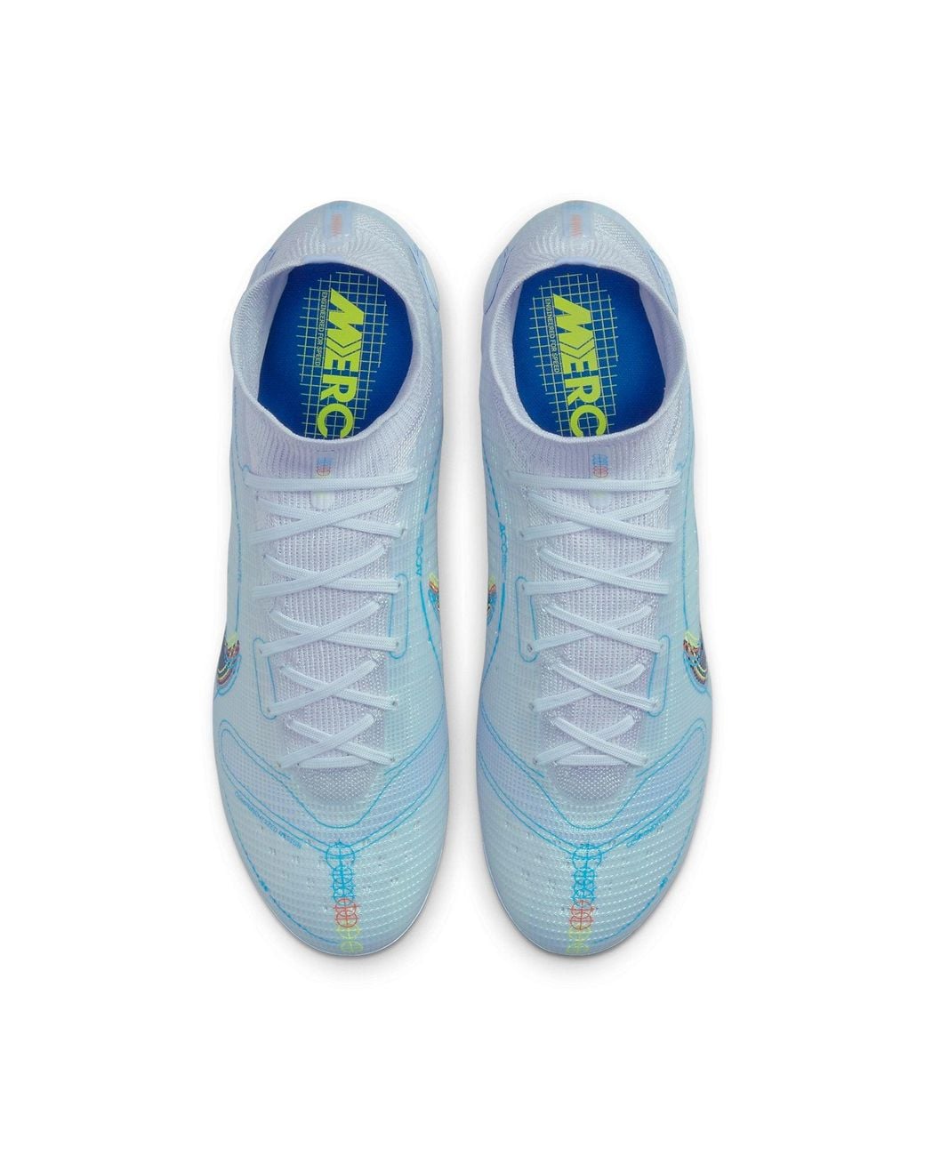 Nike Blue Mercurial Superfly 8 Elite Fg 'Progress Pack' for men