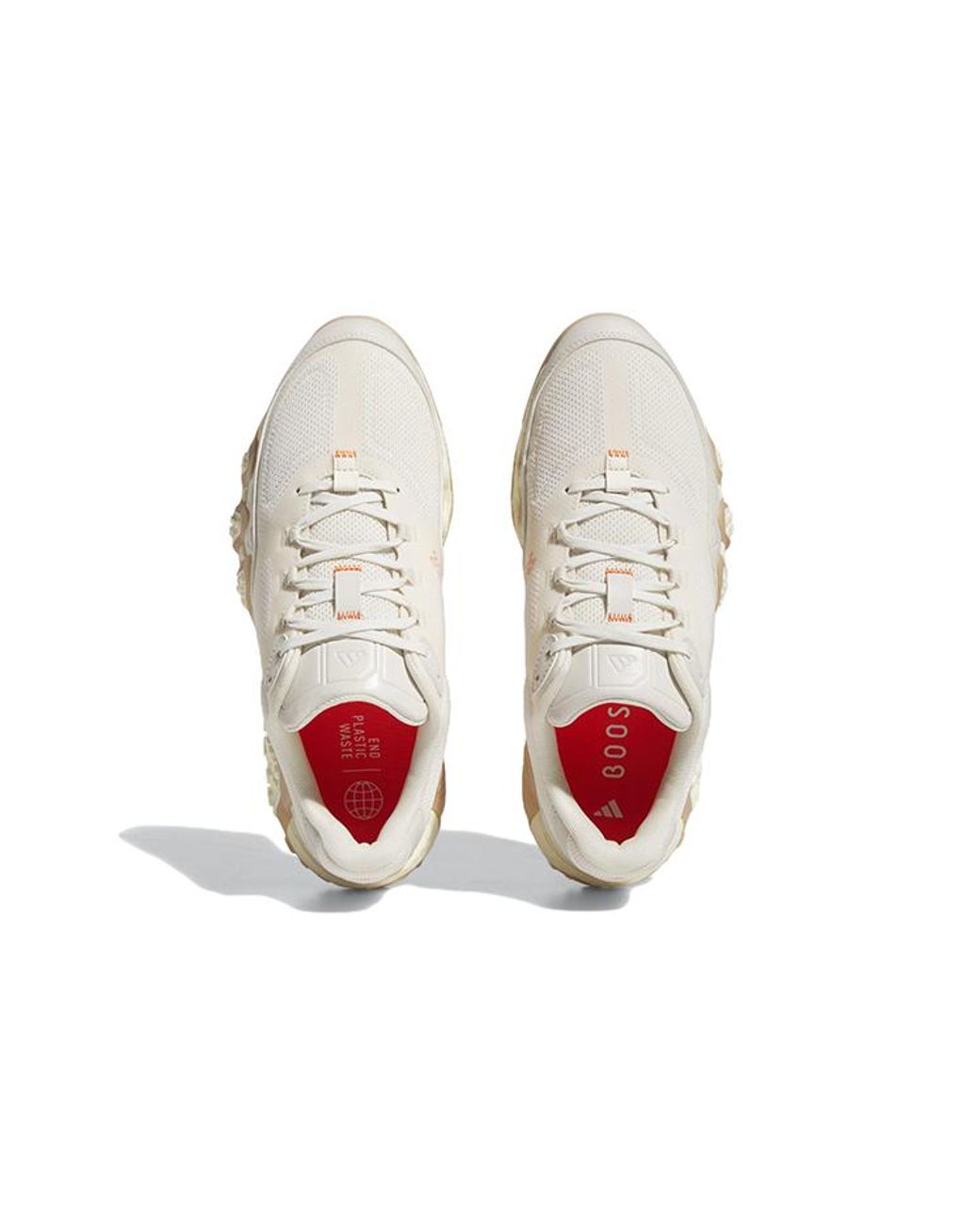 Adidas White Adicross Lo Boost Golf Shoes 'Wonder' for men