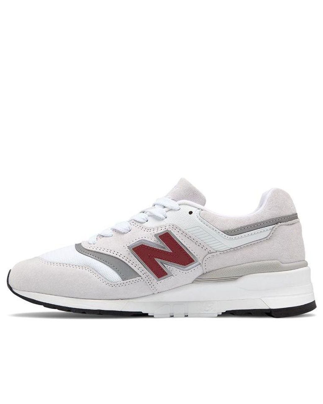 New Balance White 997 D-Wide for men
