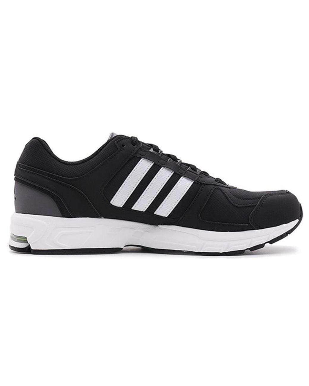 Adidas Black Equipment 10 Wear-Resistant Shock Absorption Low Tops Sports for men