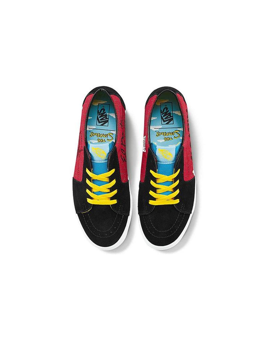 Vans Red The Simpsons X Sk8-Low 'El Barto' for men