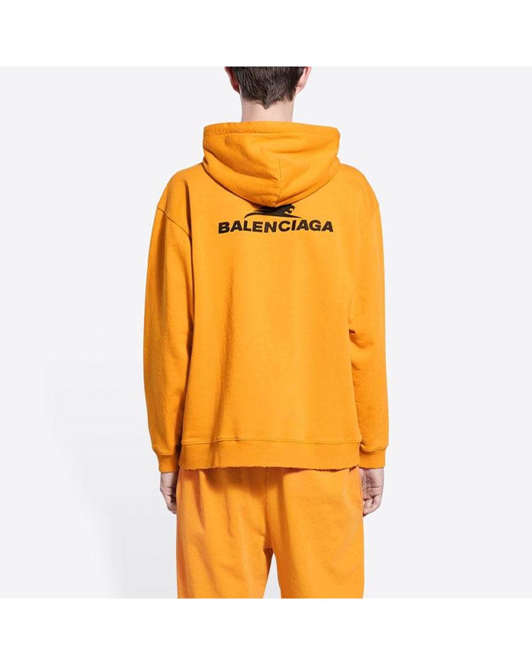 Balenciaga Yellow Year Of The Tiger Hoodie Medium Fit for men