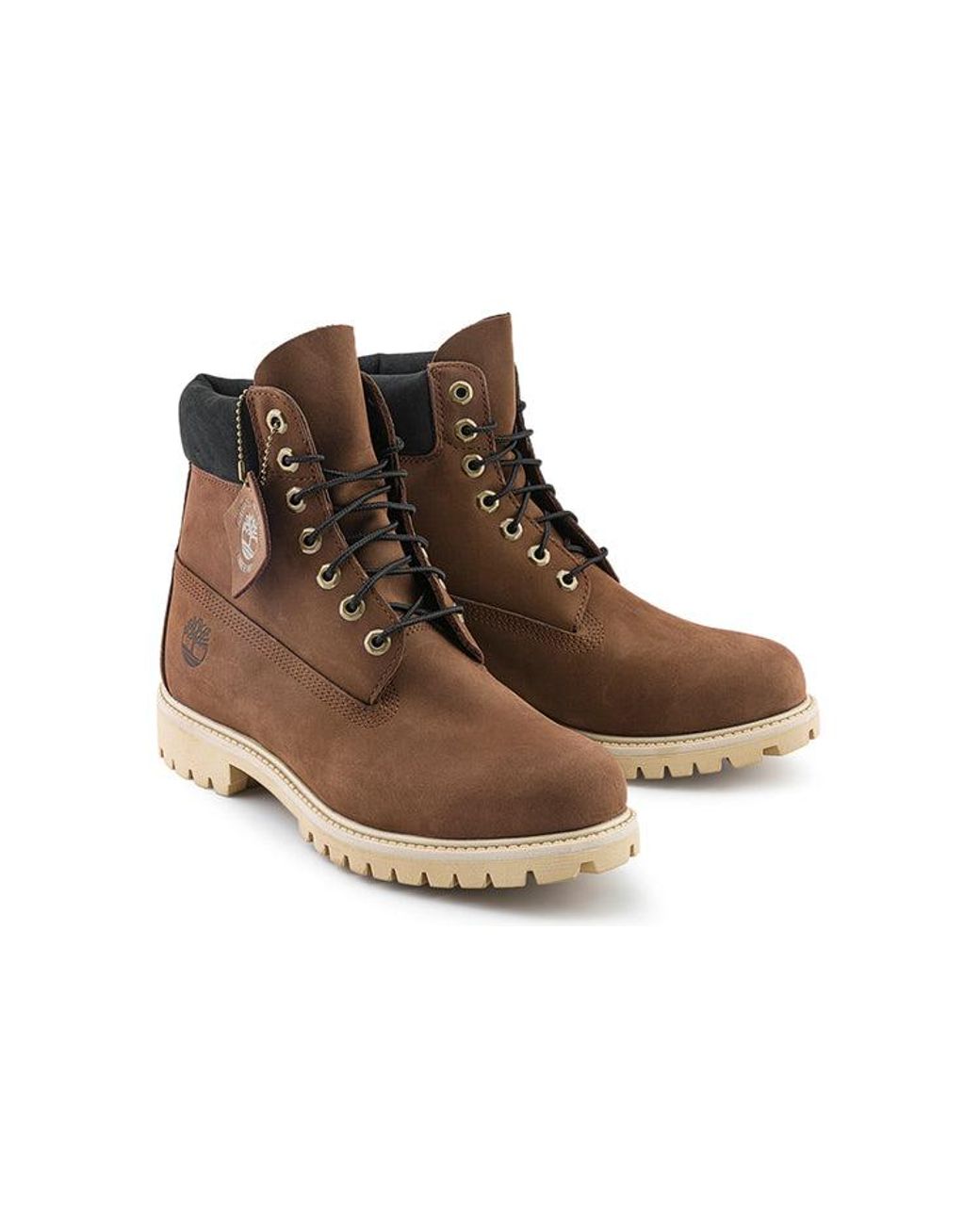 Timberland Brown Premium 6-Inch Waterproof Boot 'Rust' for men