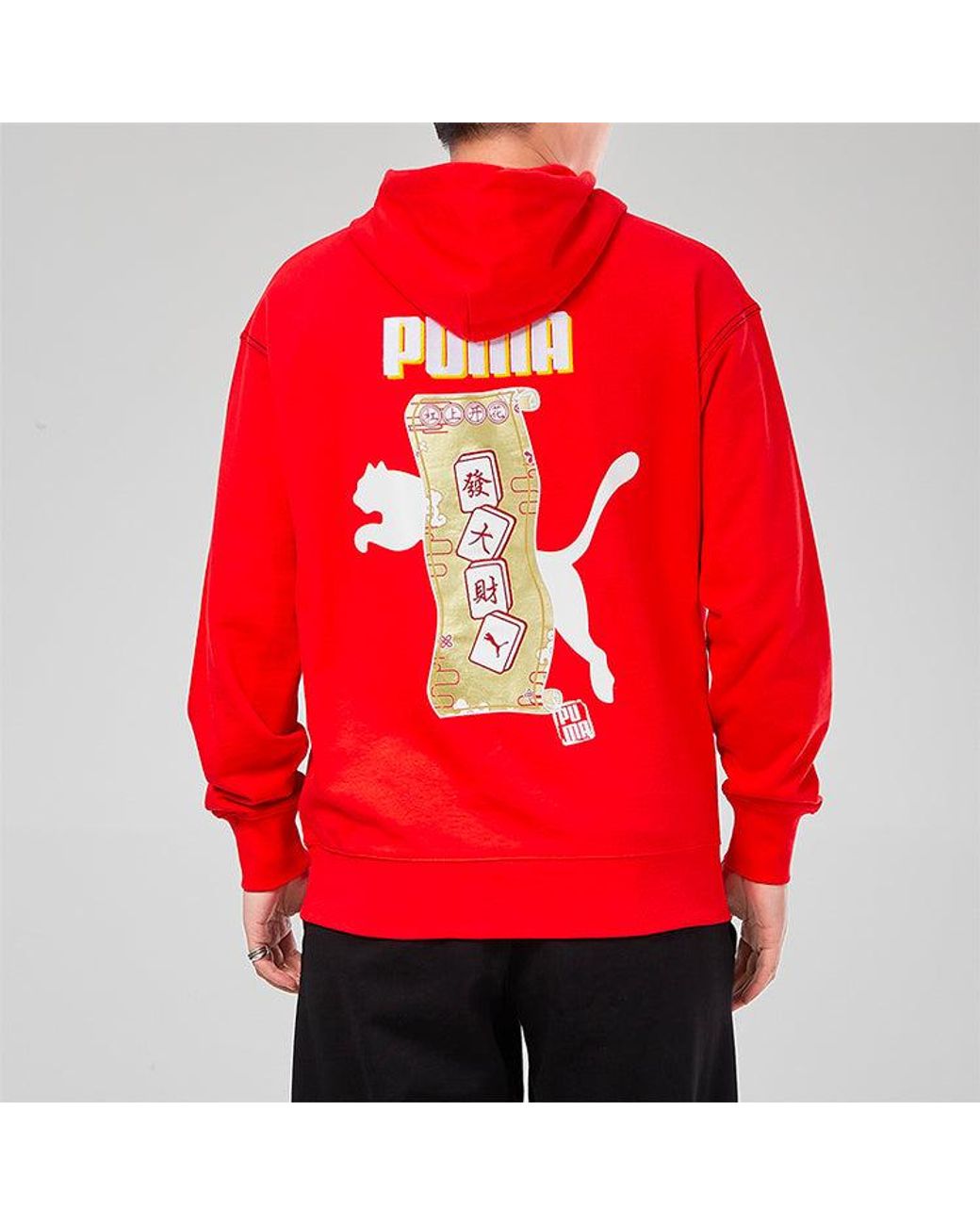 PUMA Red Yotox Hoodie for men
