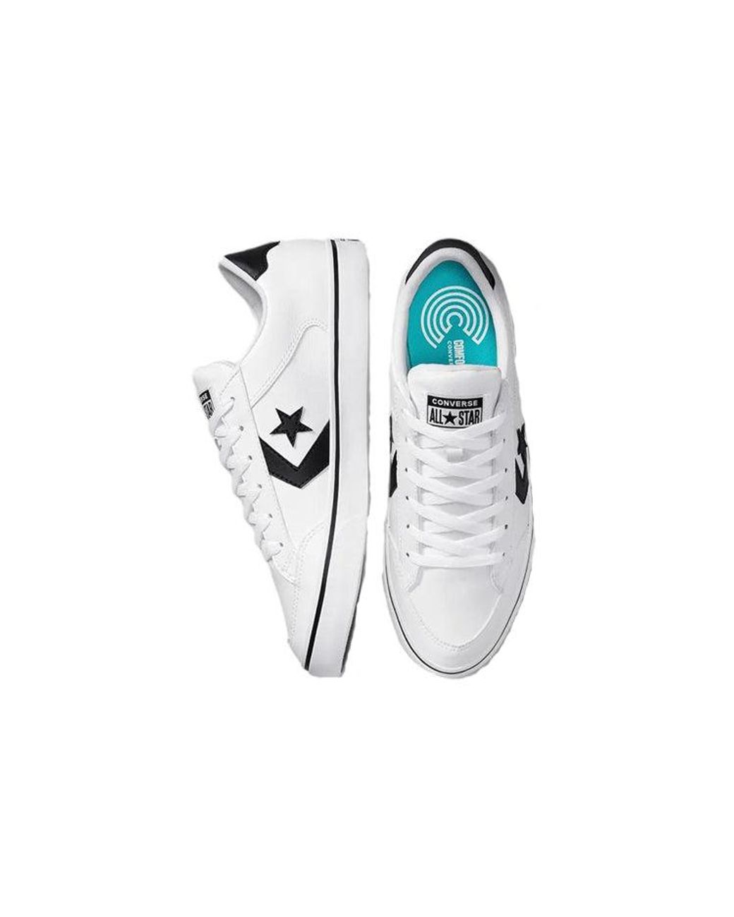 Converse White Tobin Synthetic Leather Ox for men