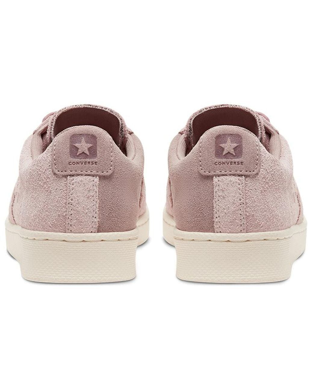 Converse Pink Pro Leather Low 'Earth Tone Suede for men