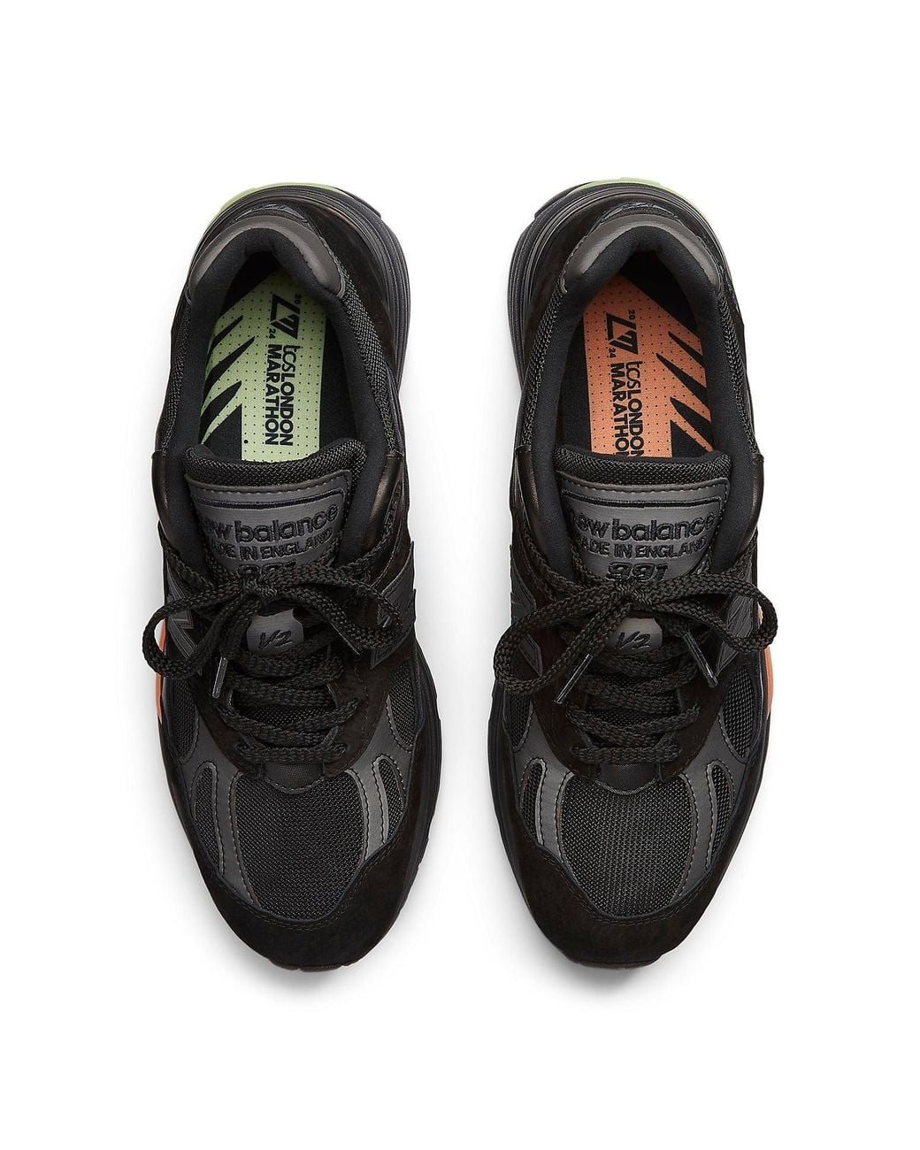 New Balance Black 991V2 'Miuk London Marathon' for men