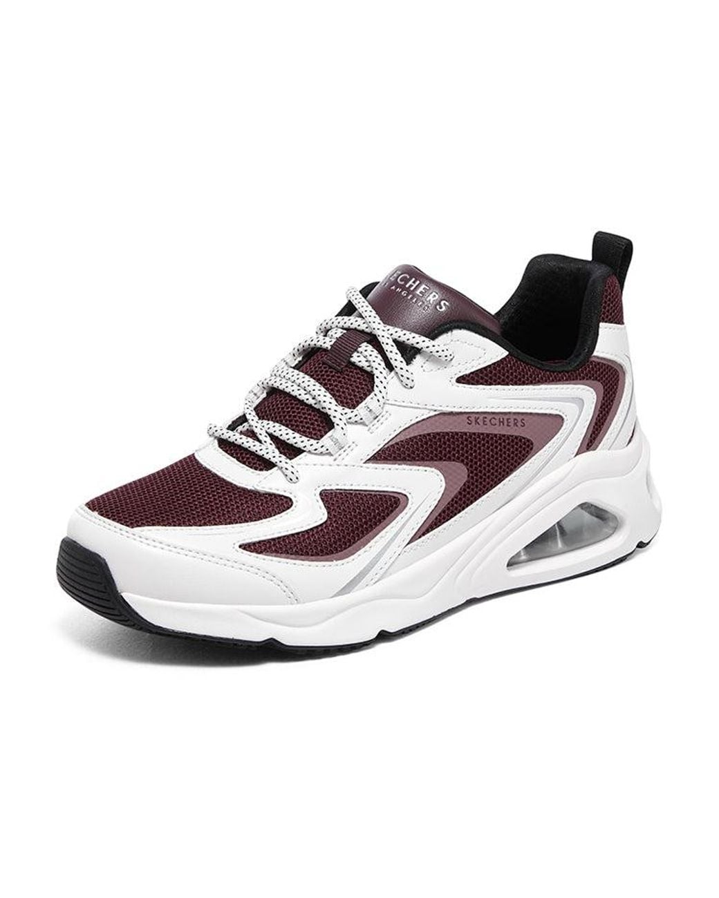 Skechers White (Wmns) Tres-Air Uno 'Street Fl-Air