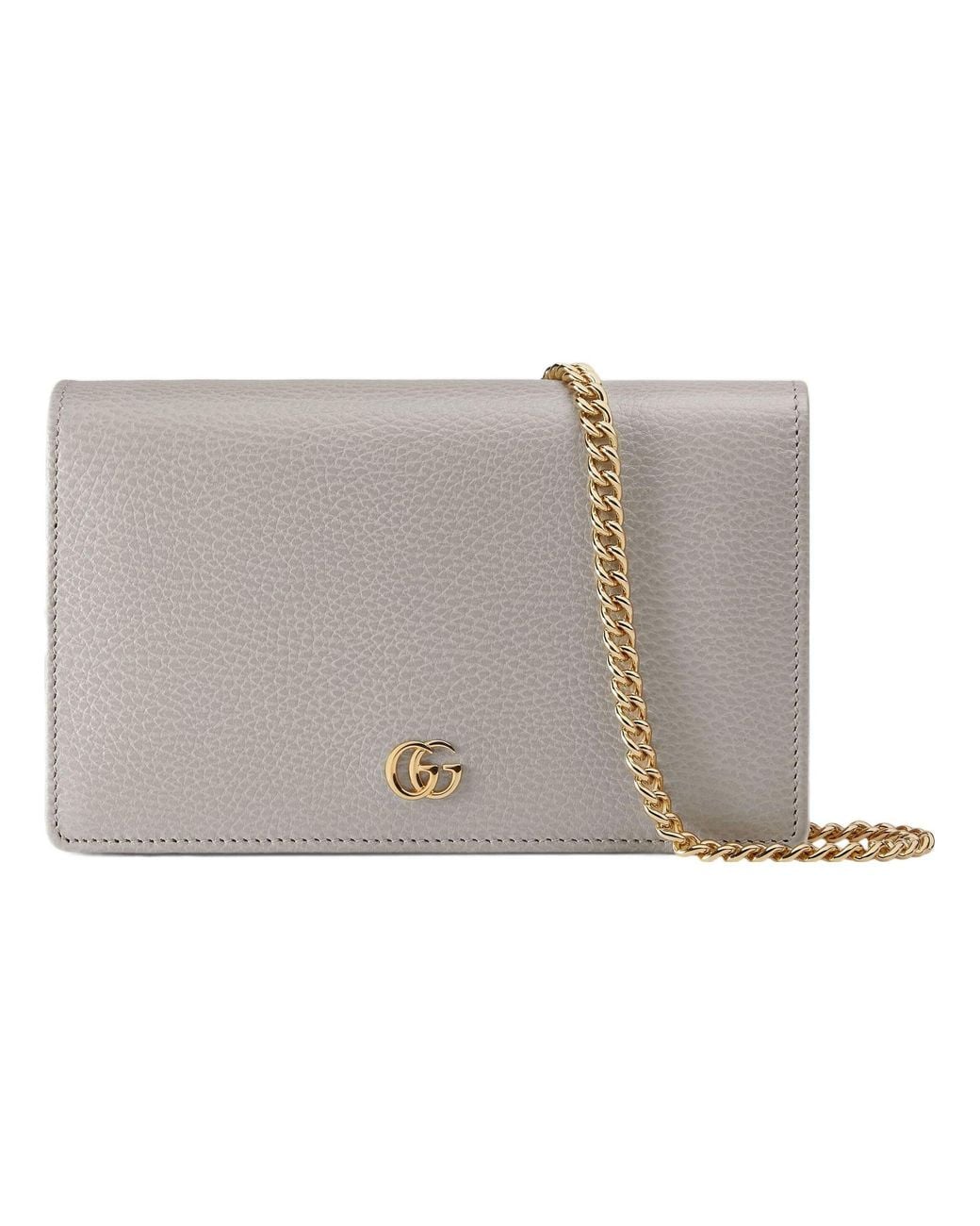 Gucci Gray (Wmns) Gg Marmont Mini Chain Bag 'Light'