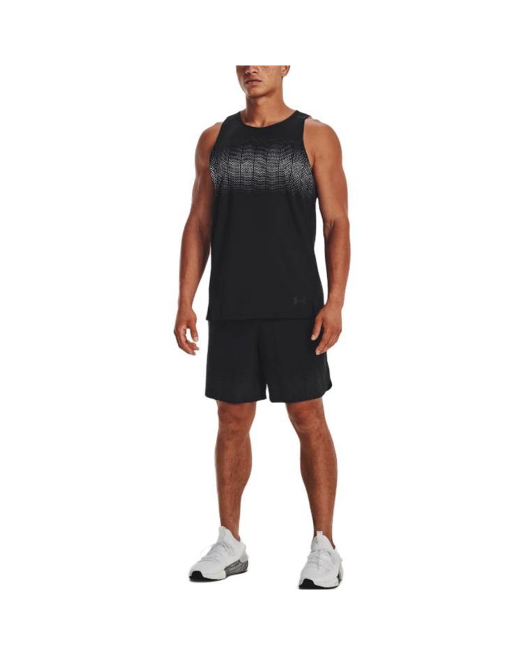 Under Armour Blue Armourprint Peak Woven Shorts for men