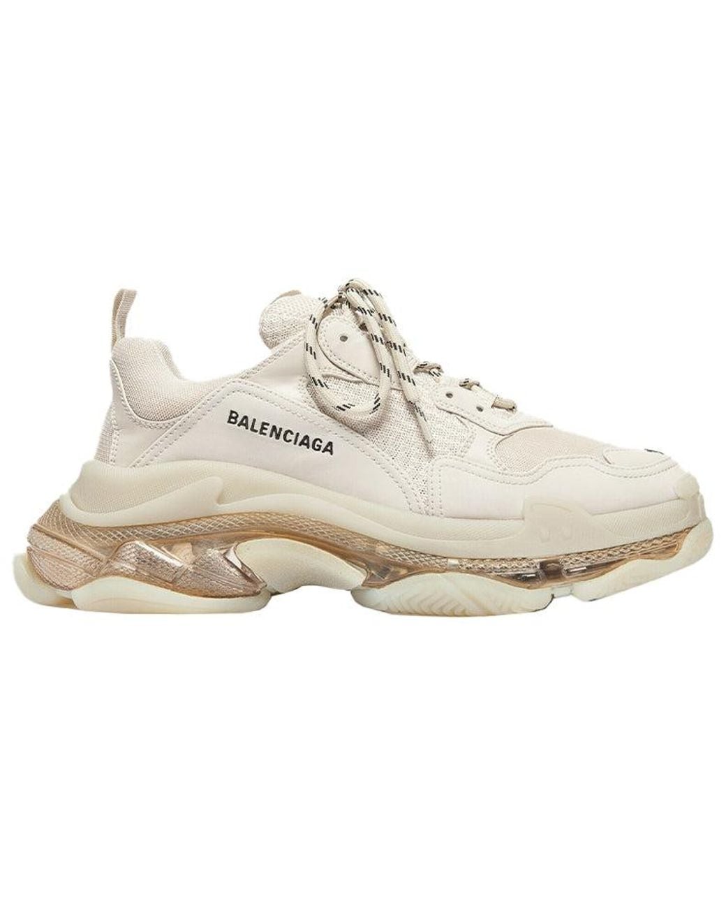 Balenciaga White (Wmns) Triple S Sneaker 'Clear Sole
