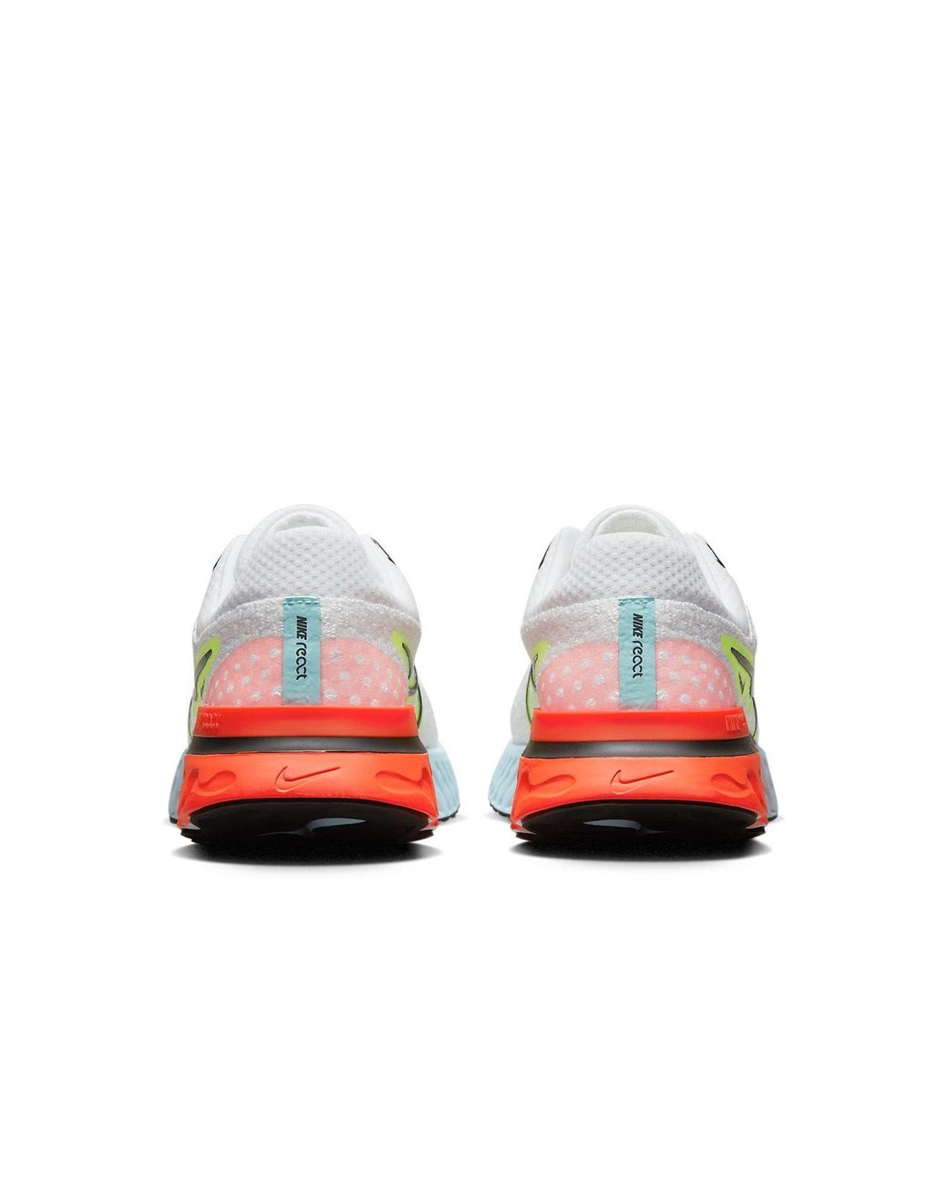 Nike White (Wmns) React Infinity Run Flyknit 3 Volt'
