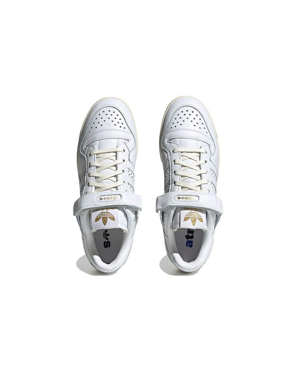 Adidas White Originals Forum X Atoms 84 Low Star Pack 'Cream' for men
