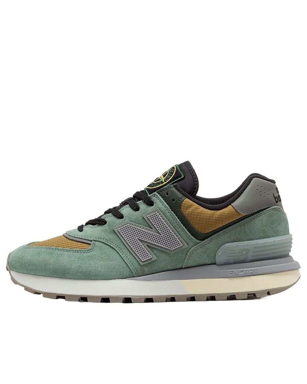 New Balance Blue X Stone Island 574 Legacy 'Light' for men