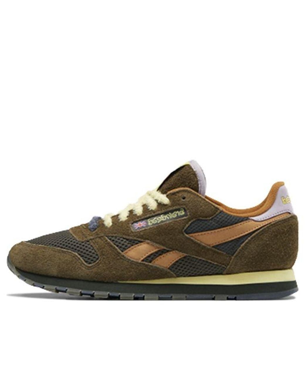 Reebok Brown Brain Dead X Classic Leather 'Fuzzy Suede' for men