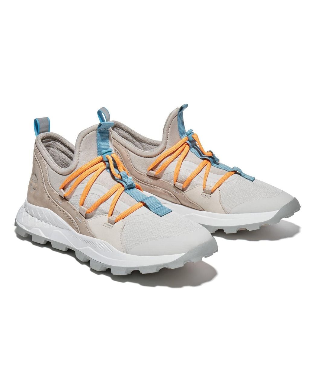 Timberland White Brooklyn Leather And Fabric Oxford Trainers 'Light Mesh' for men