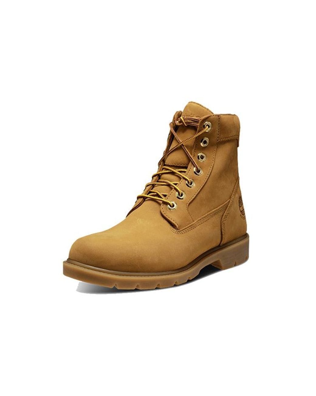 Timberland Brown Basic 6 Inch Waterproof Boots 'Wheat Nubuck' for men