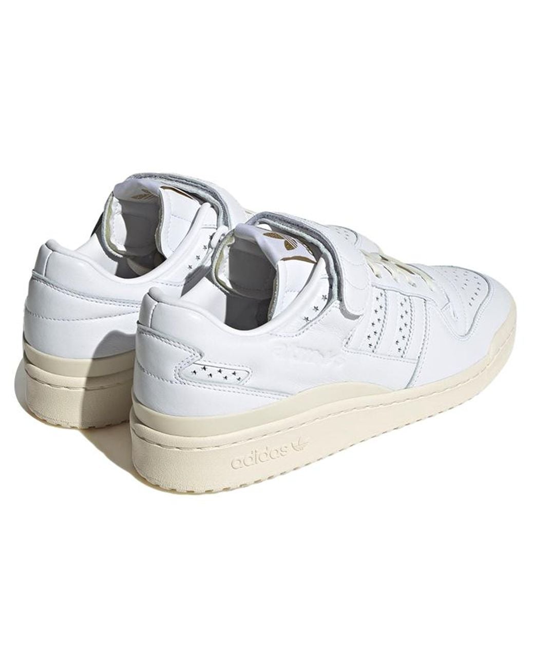 Adidas White Originals Forum X Atoms 84 Low Star Pack 'Cream' for men