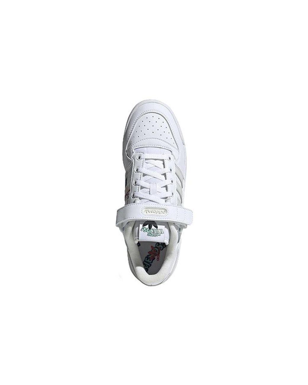 Adidas White Disney X Forum Low 'Welcome Friends! for men