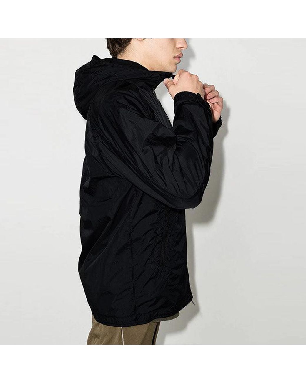 Stone Island Black Ghost Reversible Hooded Jacket for men