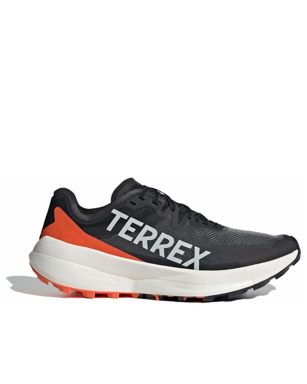 Adidas White Terrex Agravic Speed Trail 'Core Impact' for men