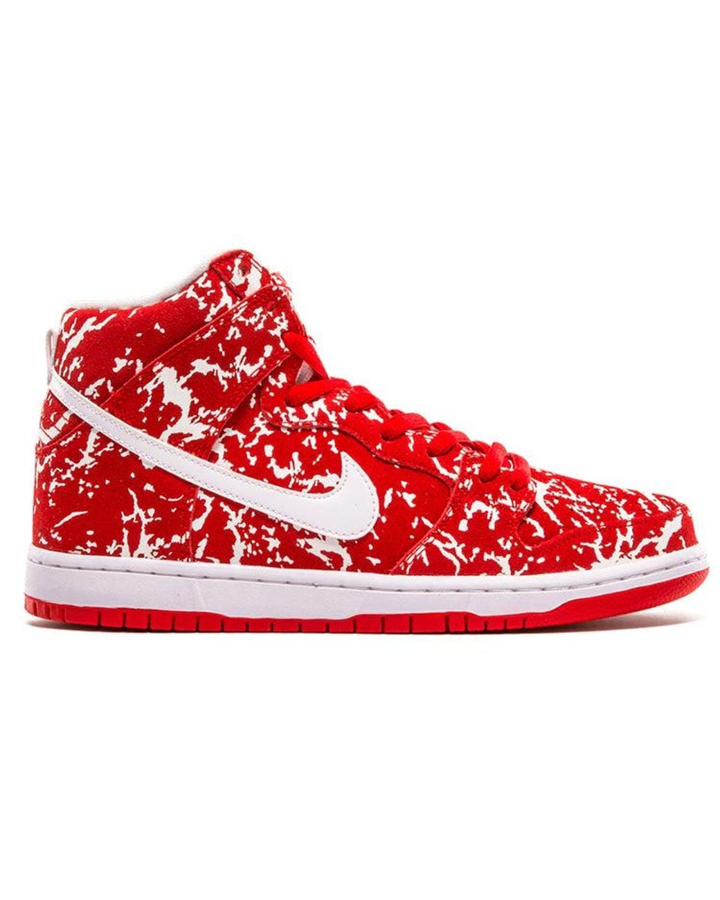 Nike Red Sb Dunk High Prm 'Raw Meat' for men