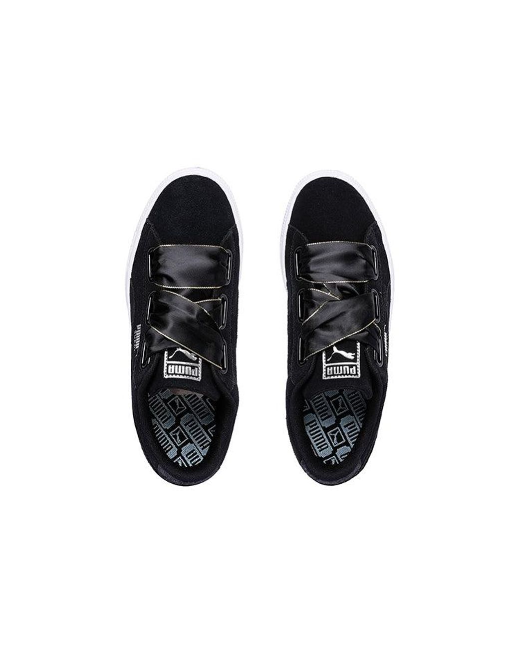 PUMA Black (Wmns) Suede Heart Galaxy