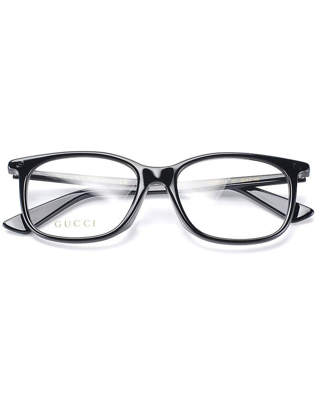 Gucci Black (Wmns) Square Frame Optical Glasses Frame Asia Edition