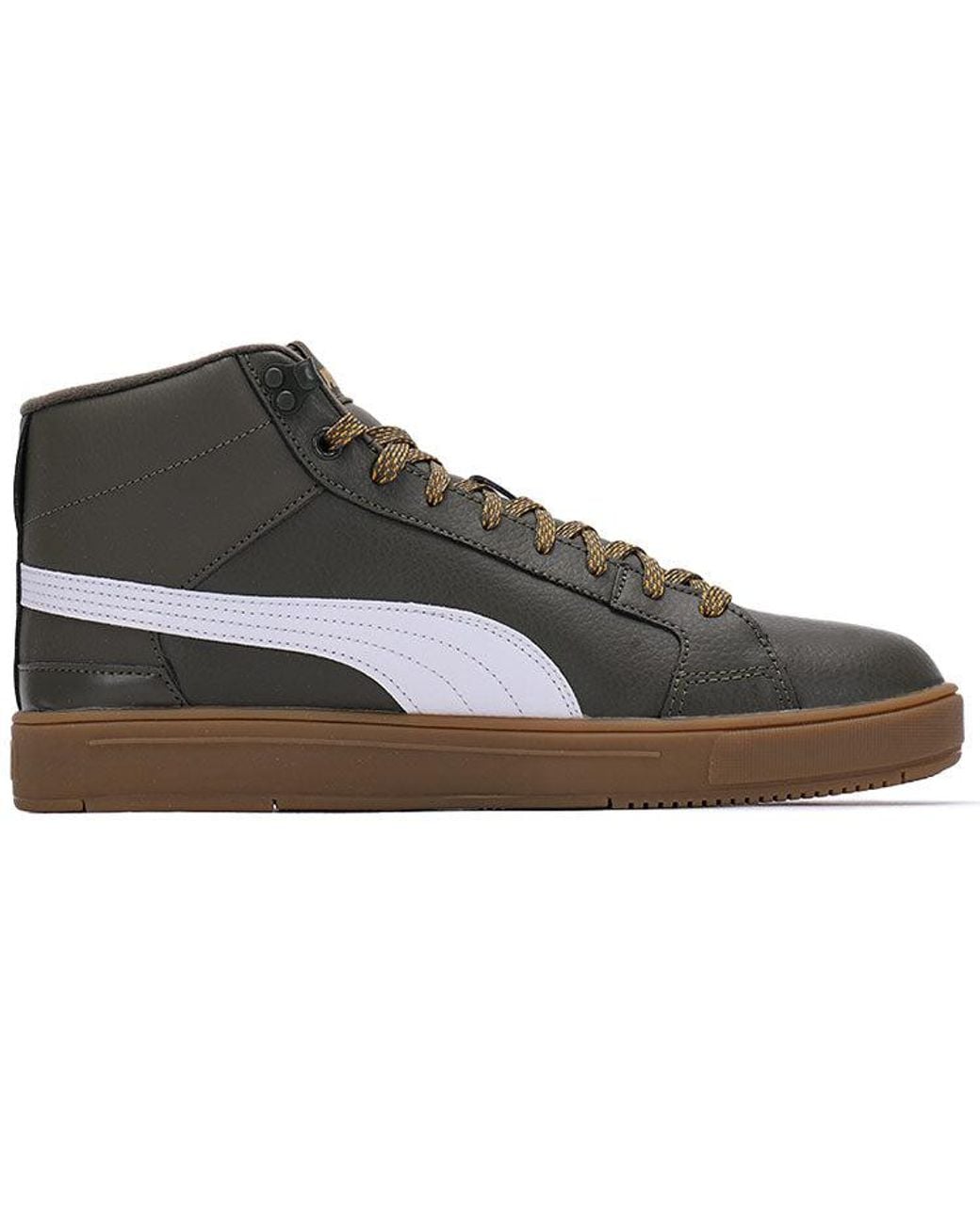 PUMA Black Serve Pro Mid Pure-Tex 'Grape Leaf Gum' for men
