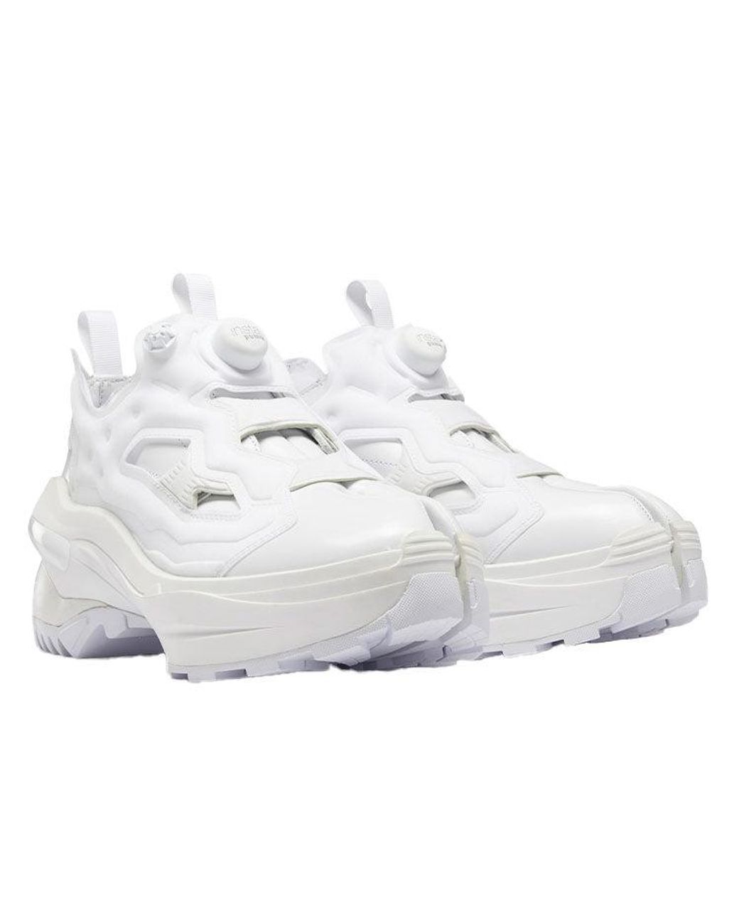 Reebok White Maison Margiela X Tabi Instapump Fury Oxford Porcelain' for men