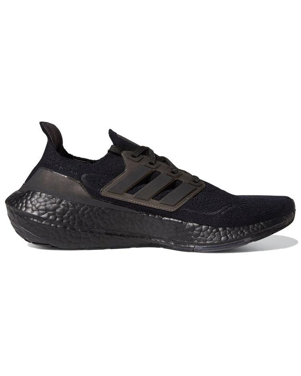 Adidas Black Ultraboost 21 'Triple' for men