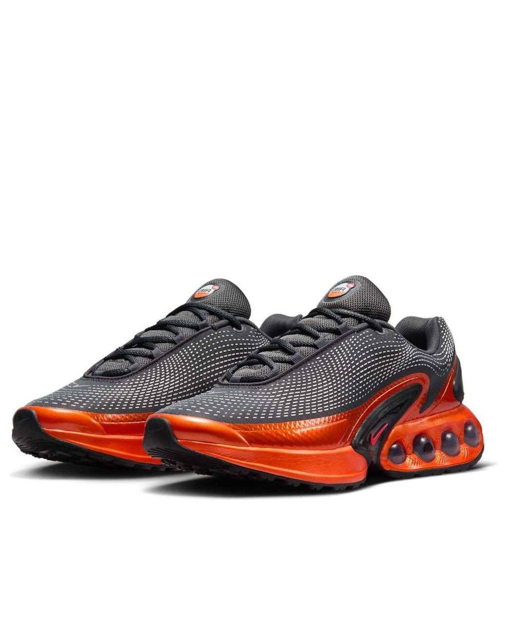 Nike Red Air Max Dn Qs "Dark Smoke/Metallic Dark/Salsa" Sneakers for men