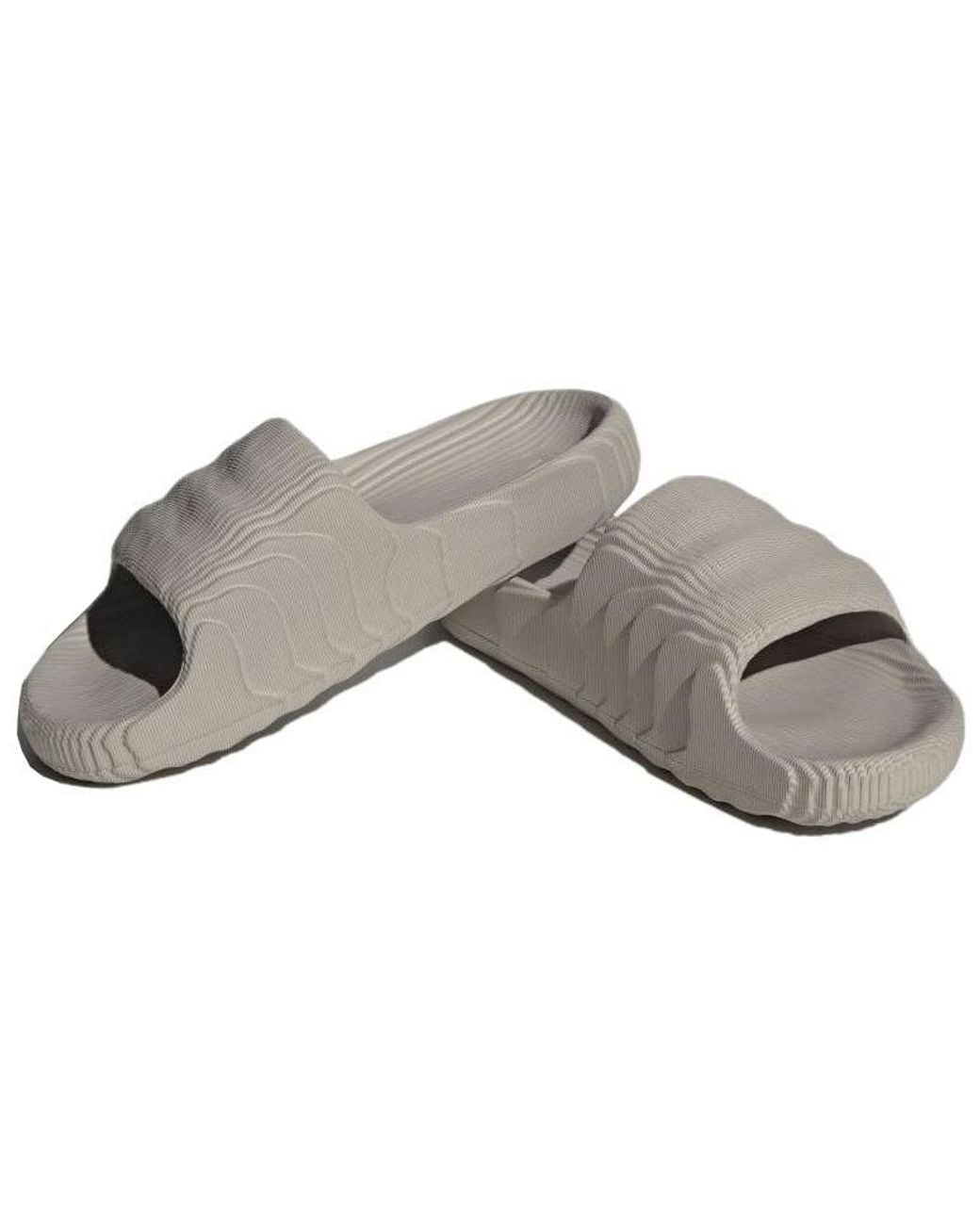 Adidas Gray Ciabatte Adiletet 22 Lightbrown for men