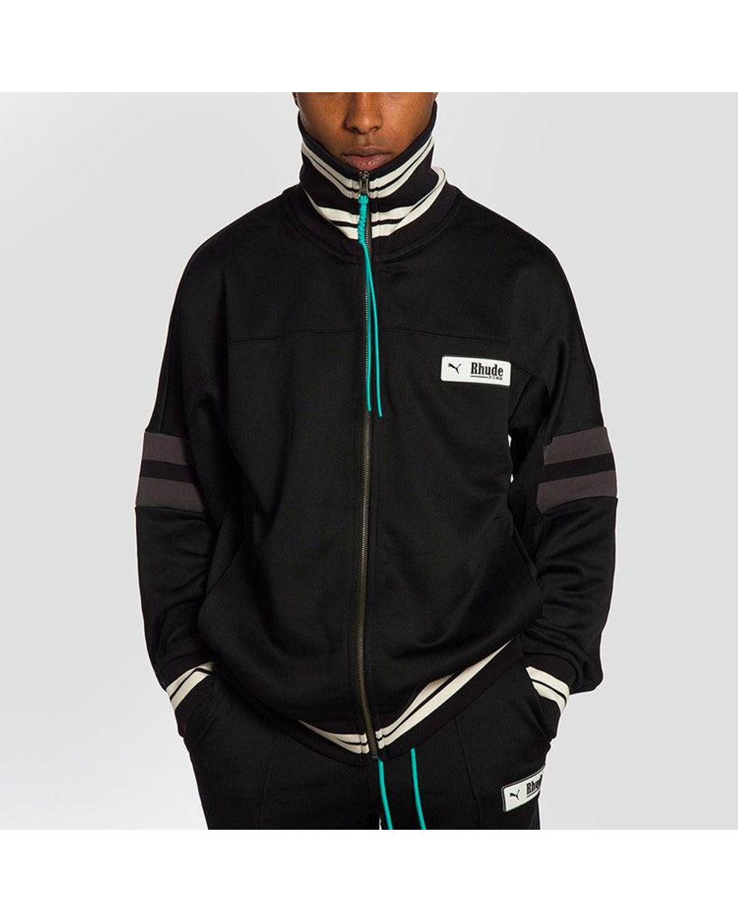 PUMA Black X Rhude Xtg Track To Sports Tops Jacket for men