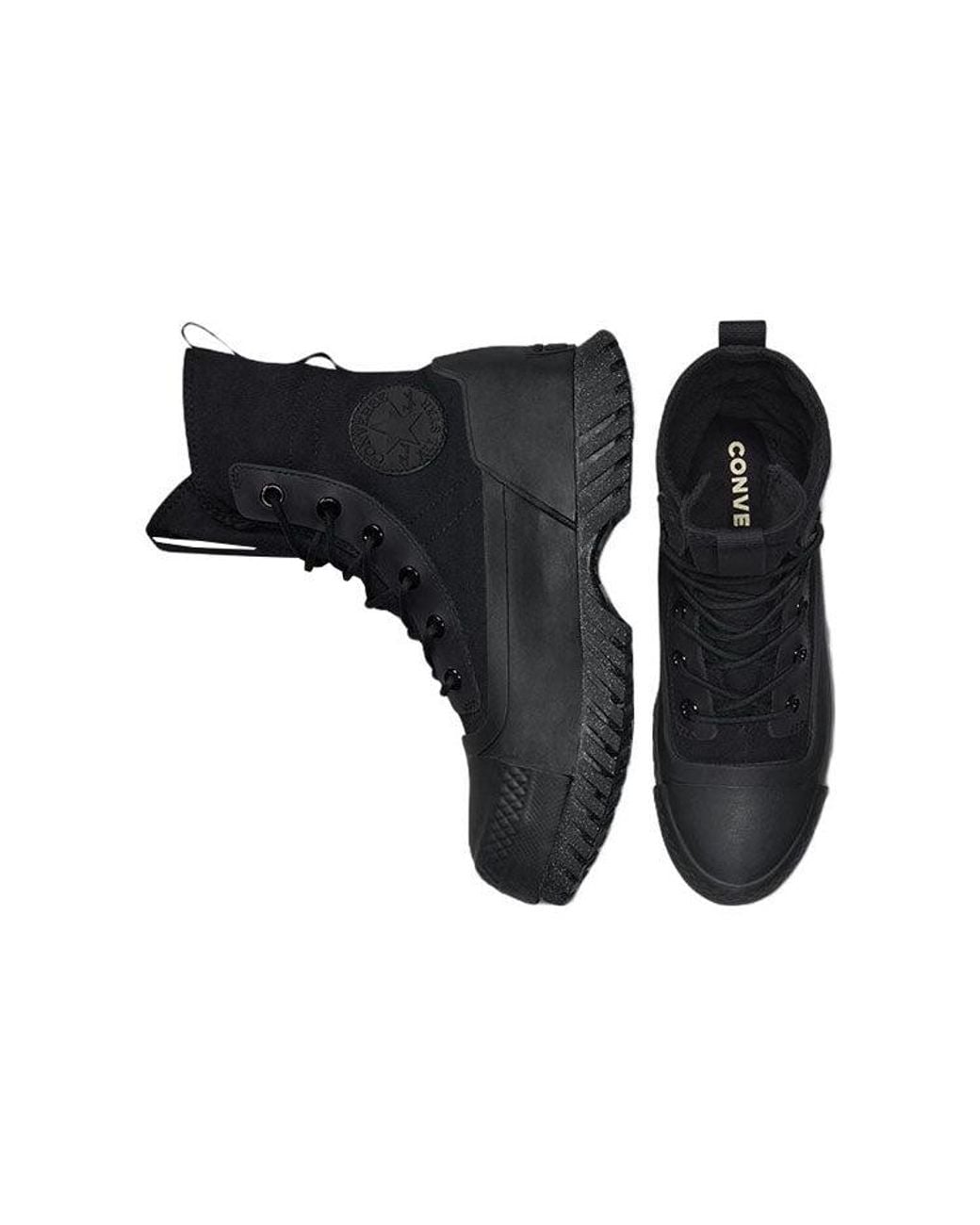 Converse Black Chuck Taylor All Star Lugged 2.0 Counter Climate High 'Triple' for men