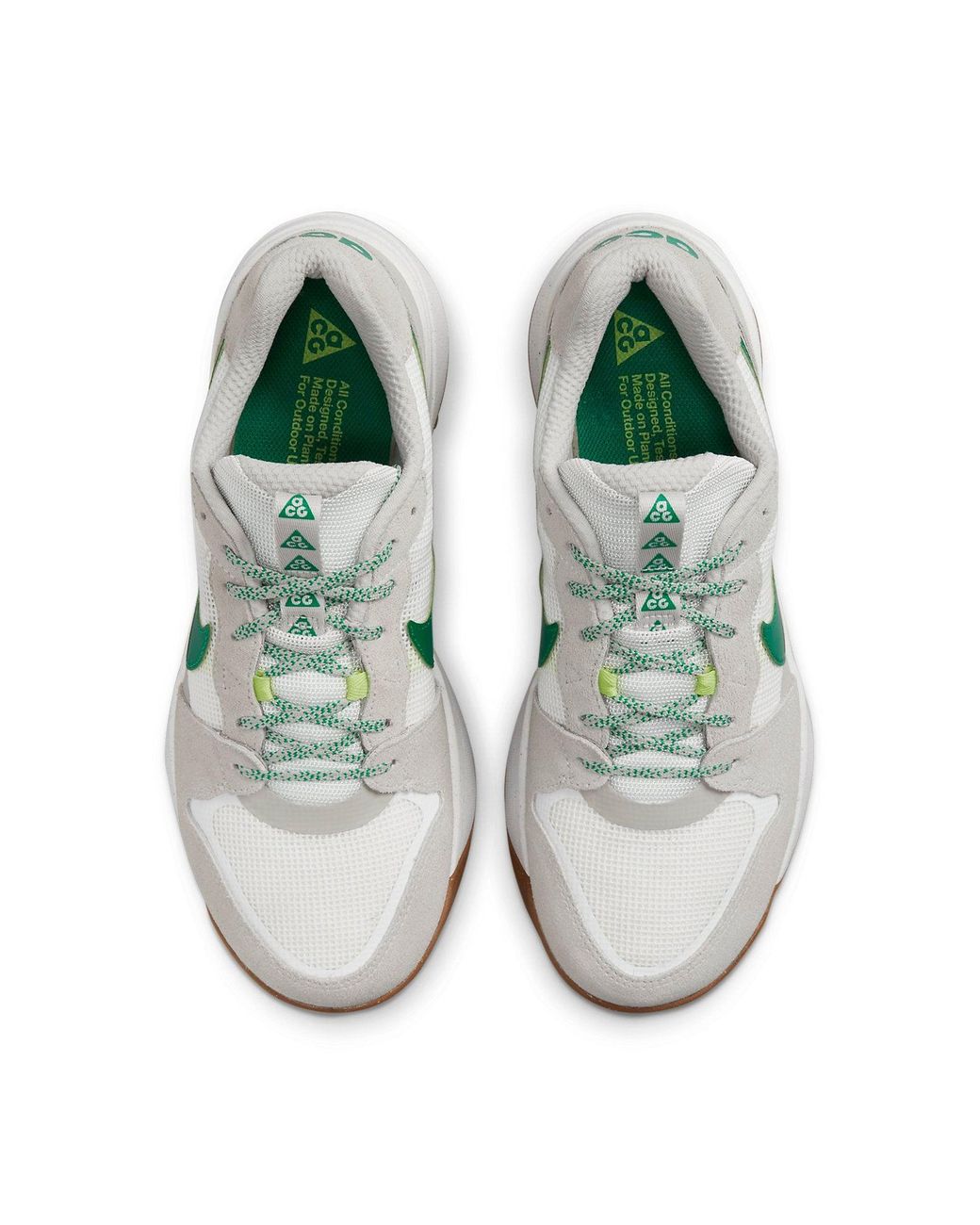 Nike White Acg Lowcate 'Light Iron Ore Malachite' for men
