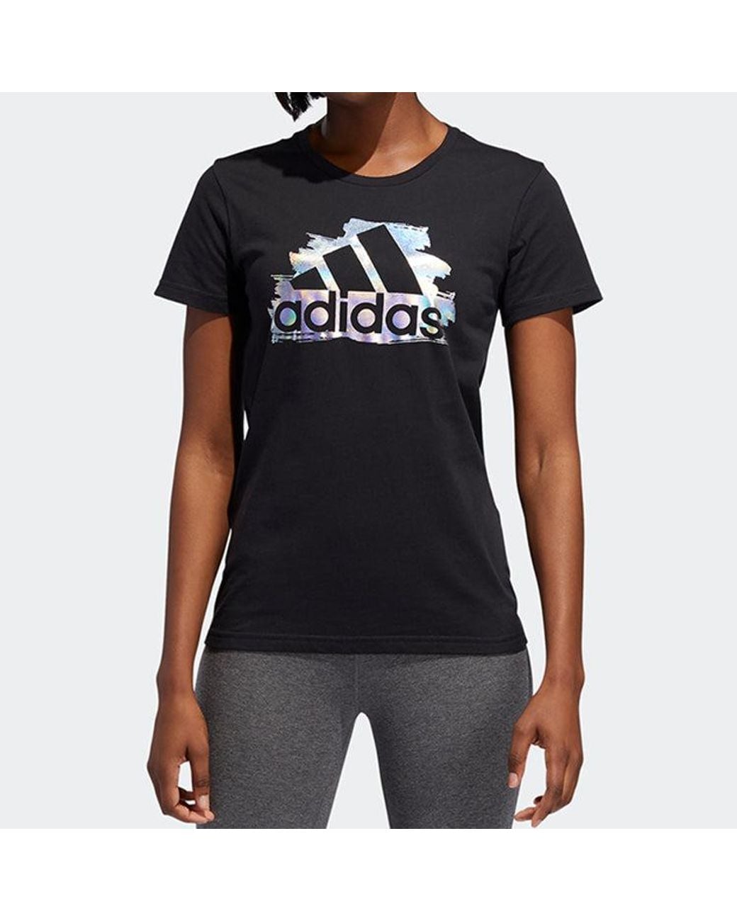 Adidas Black (Wmns) I See You Badge Of Sport Tee