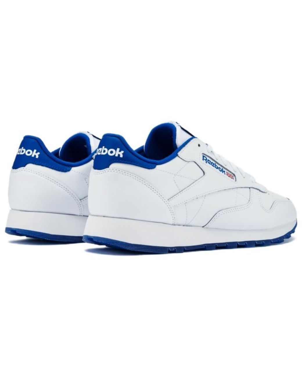 Reebok Blue Classic Leather Ice Shoes Vector' for men