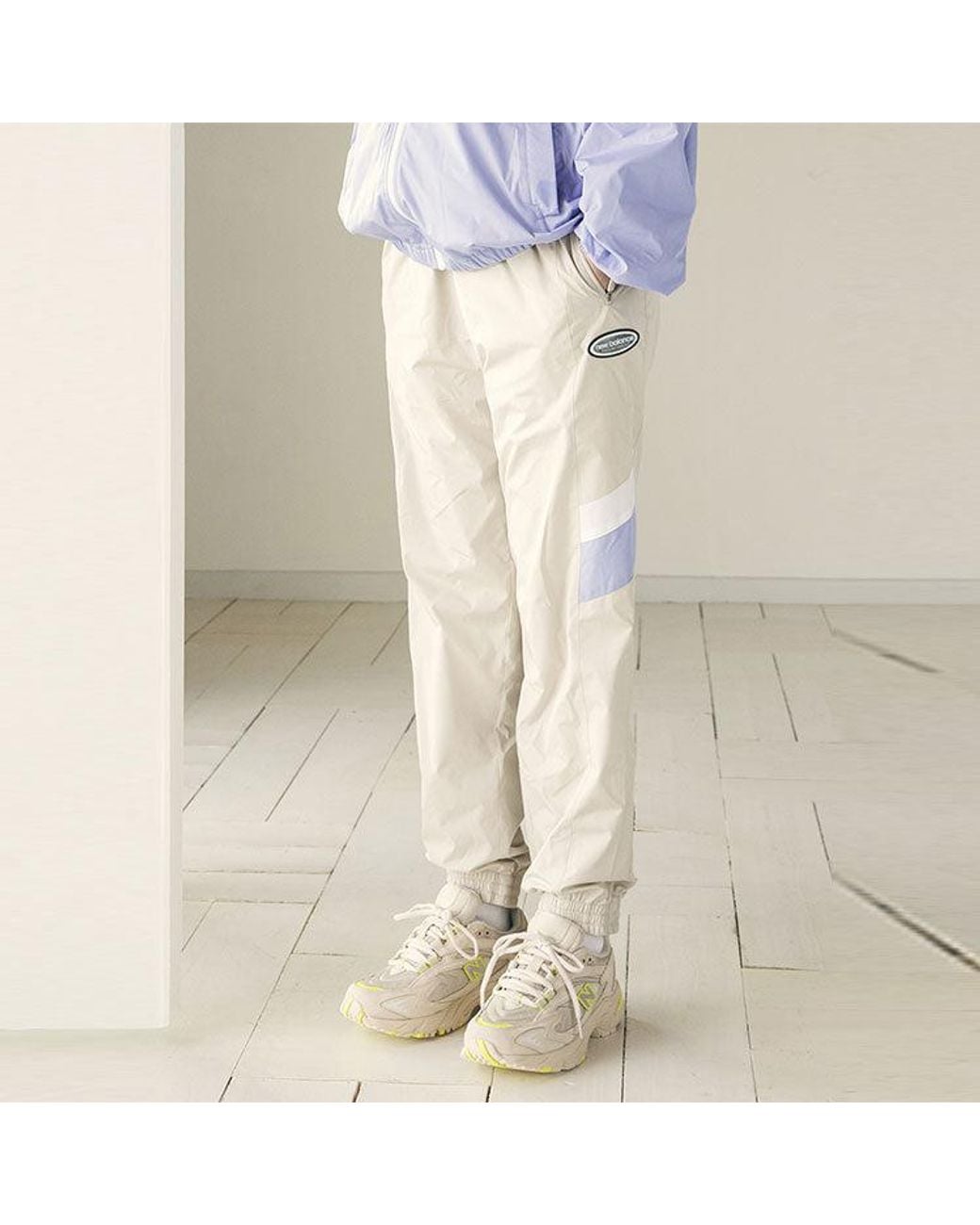 New Balance White Sportswear Pants