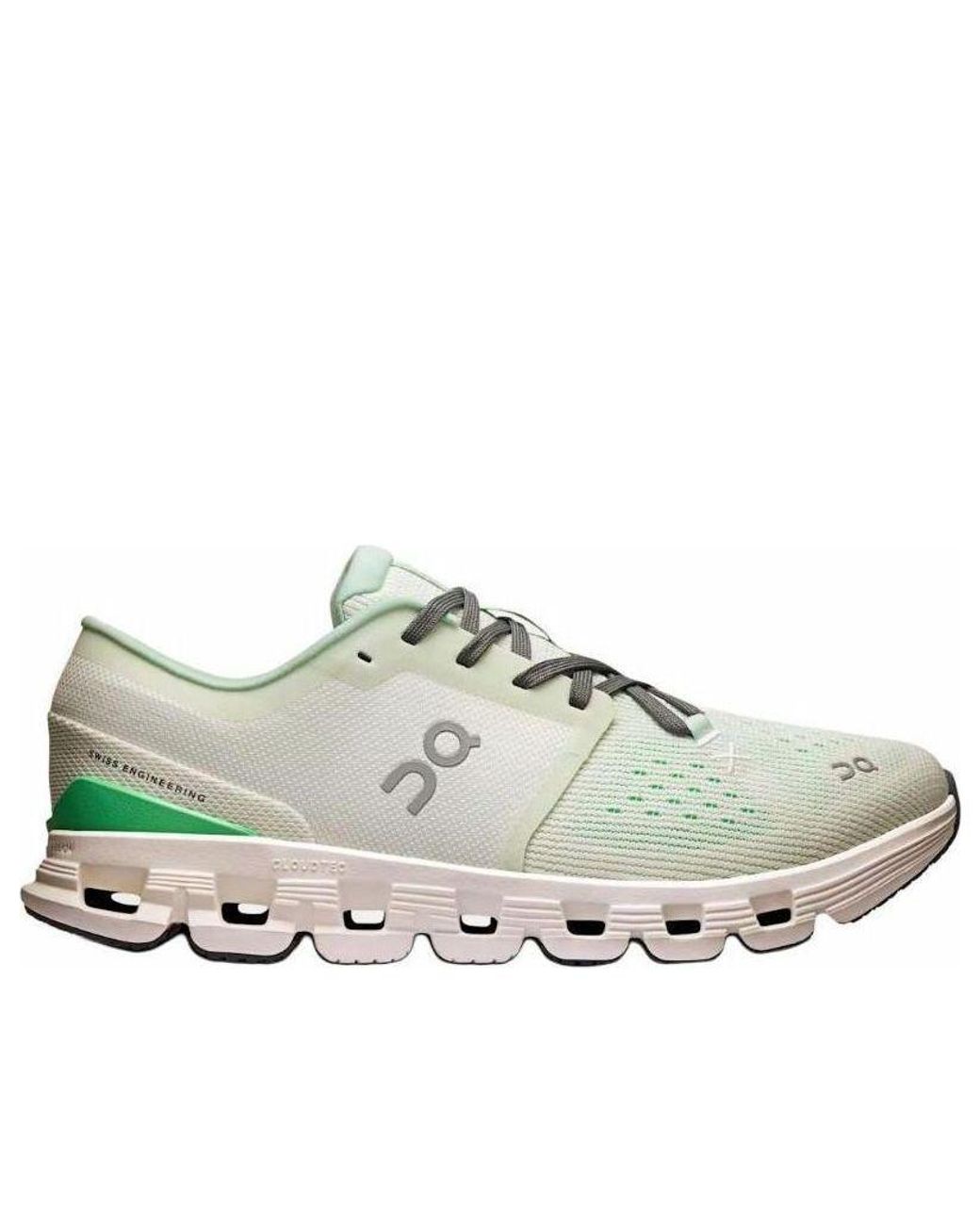 On Shoes White (Wmns) Cloud X 4 'Aloe Honeydew'