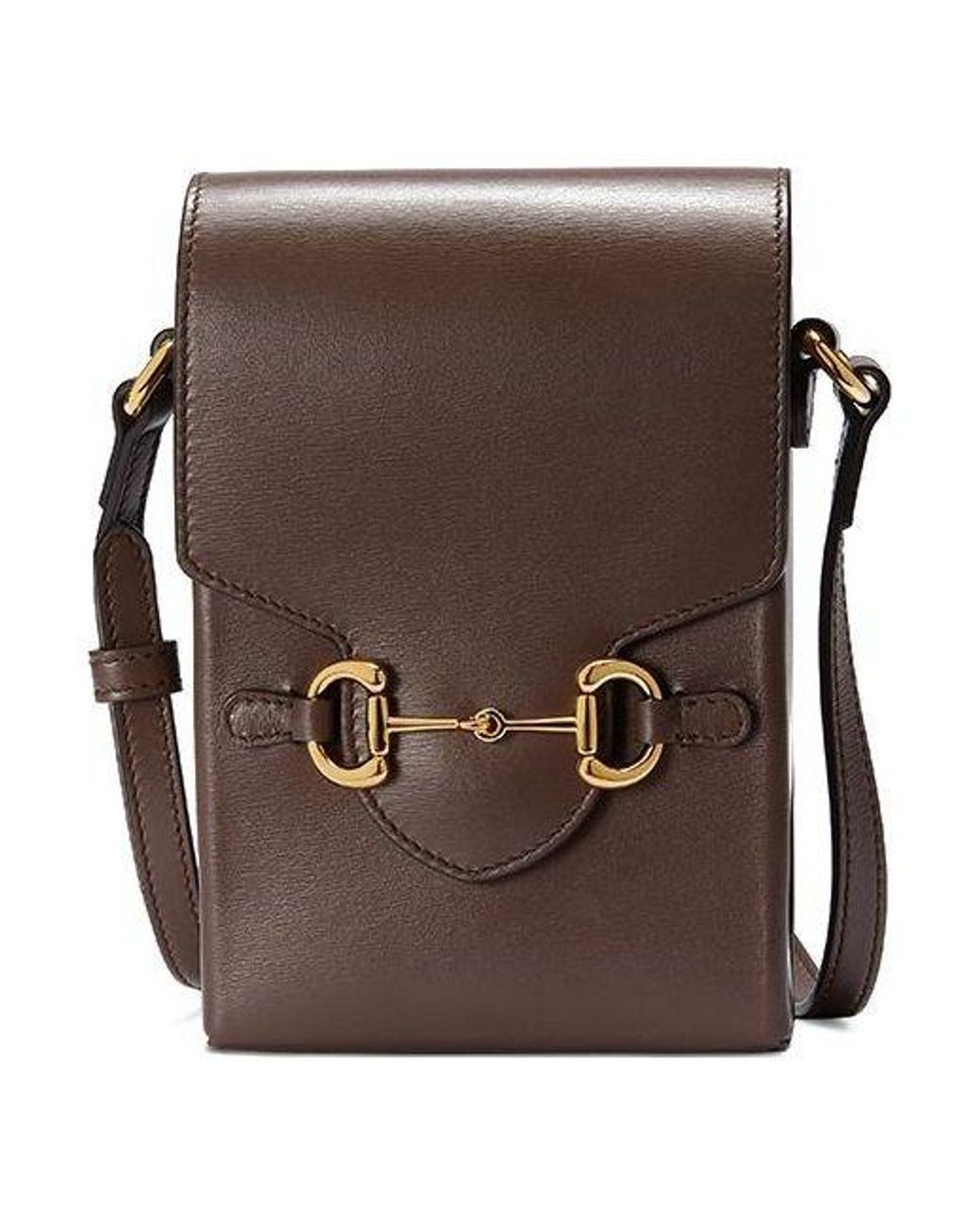Gucci Brown (Wmns) Button1955 Seriesclutch Single Shoulder Bag Mini